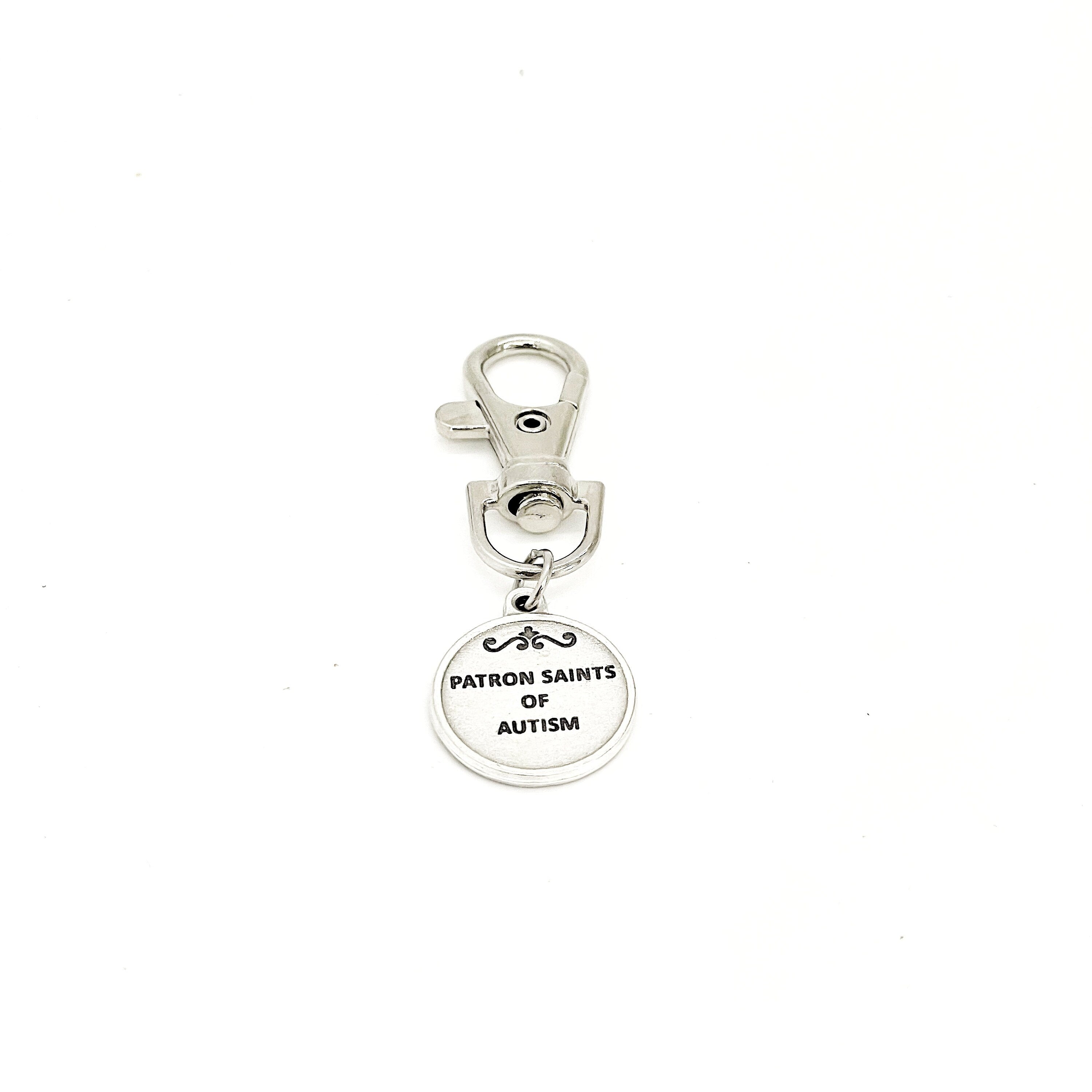 Patron Saint Gifts, Saint Nicholas and Dymphna Clip On Charm, Patron Saints of Autism, Autism Gifts, Autism Charm