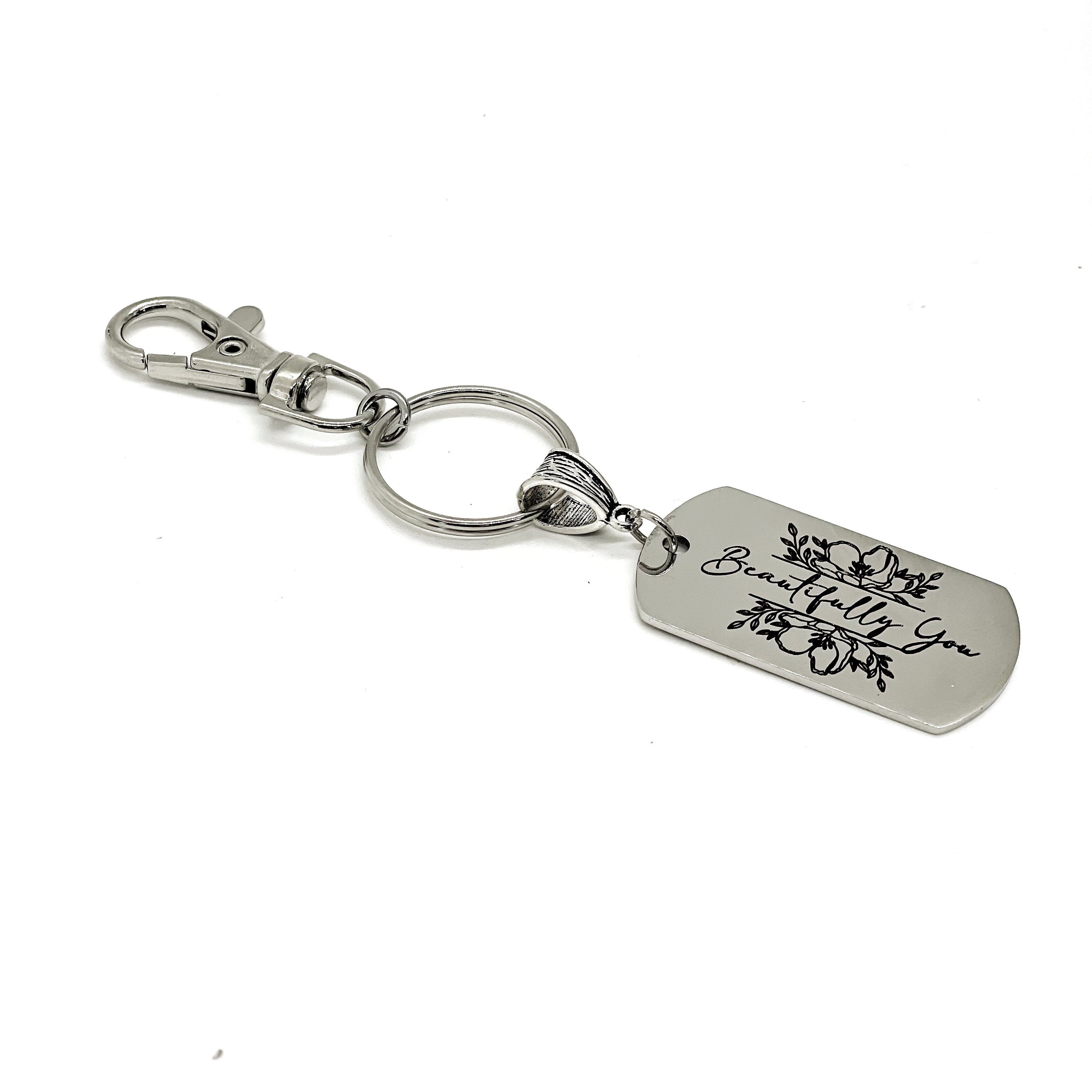 Beautifully You Keychain, Wife Gift, Daughter Gift, Granddaughter Gift, Gift For Her, Encouragement Gift, Beautifully You Gift, Gift For Me