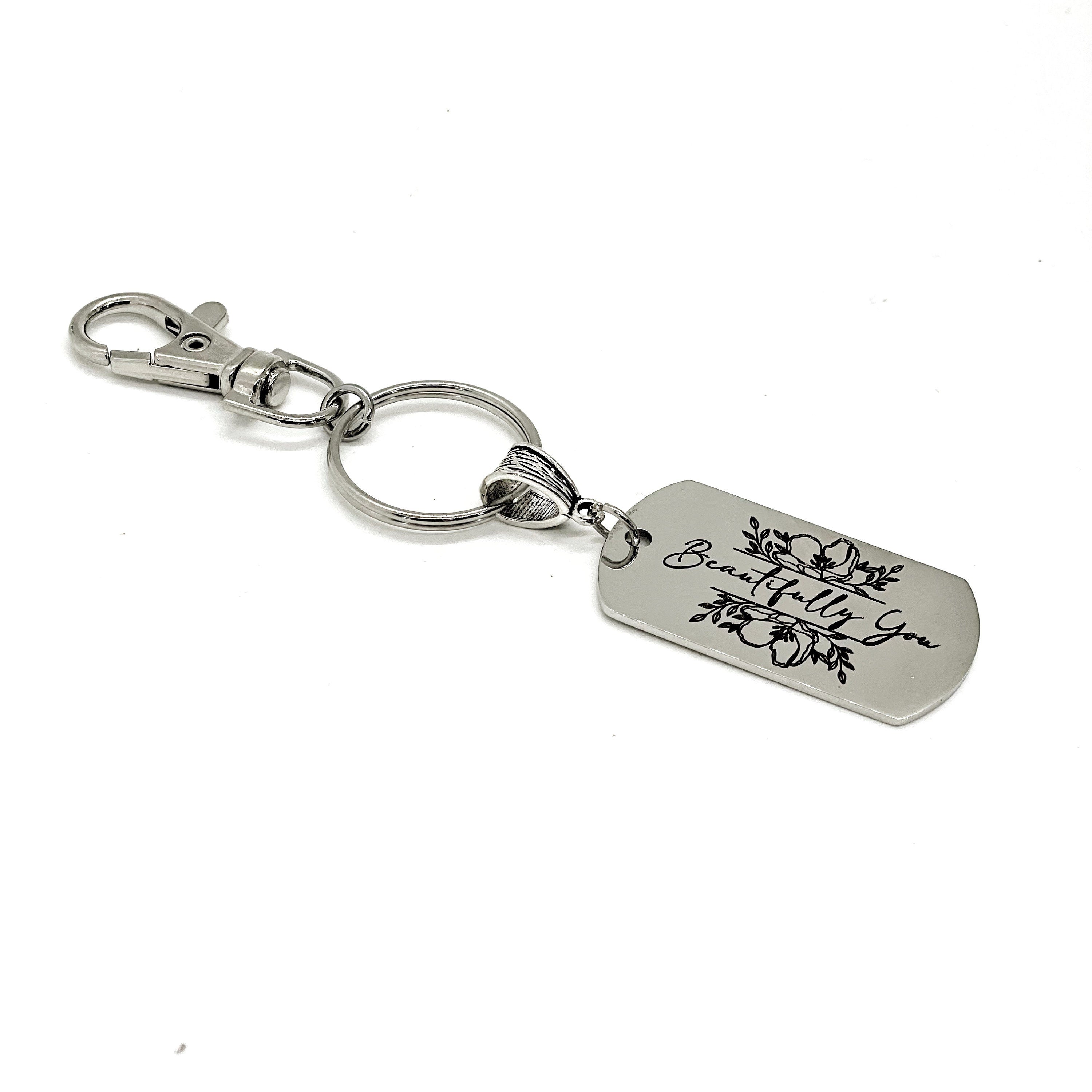 Beautifully You Keychain, Wife Gift, Daughter Gift, Granddaughter Gift, Gift For Her, Encouragement Gift, Beautifully You Gift, Gift For Me