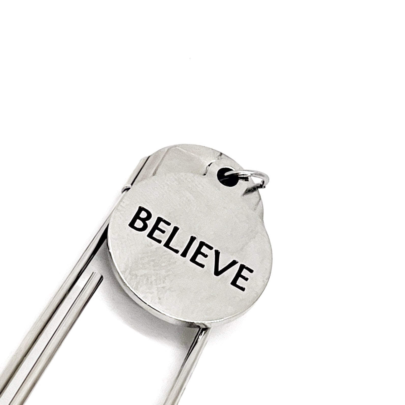 Planner Bookmark, Believe Bookmark, Charm Bookmark, Bible Bookmark, Planner Accessories, Planner Charm, Faith Gift, Reader Gift