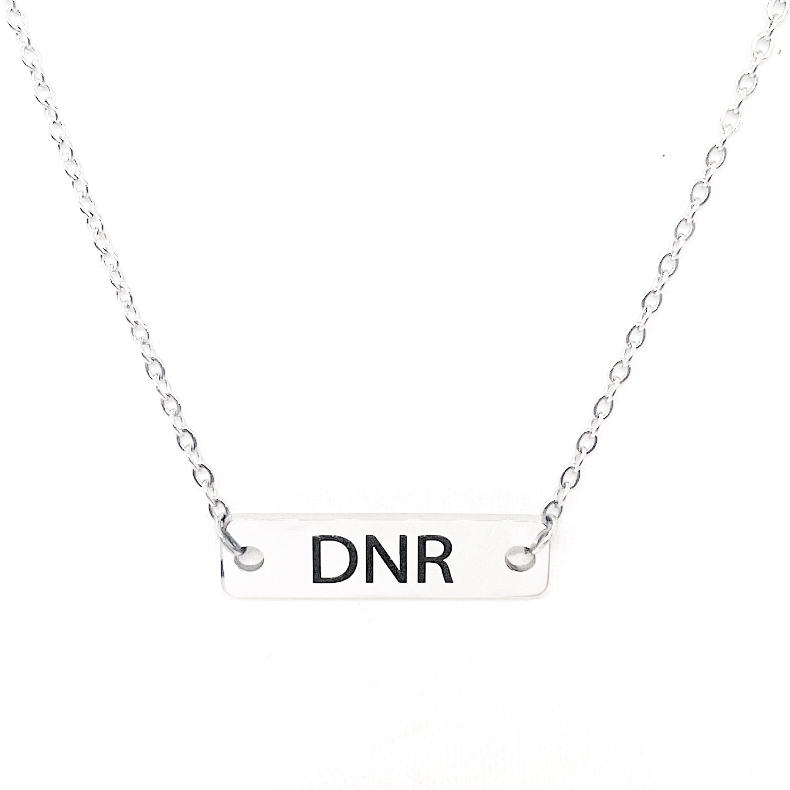 Medical Awareness Jewelry, DNR Necklace, Medical Choices, My Medical Decision, Medical Condition Jewelry, DNR Notice, Medical Notice