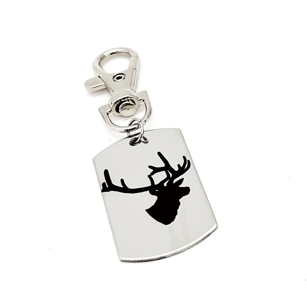 Hunter Gifts, Deer Hunter Clip On Charm, Gift For Her, Gift For Him, Deer Hunting Gifts, Wife Gift, Hunting Bag Charms, Son Gift, Daughter
