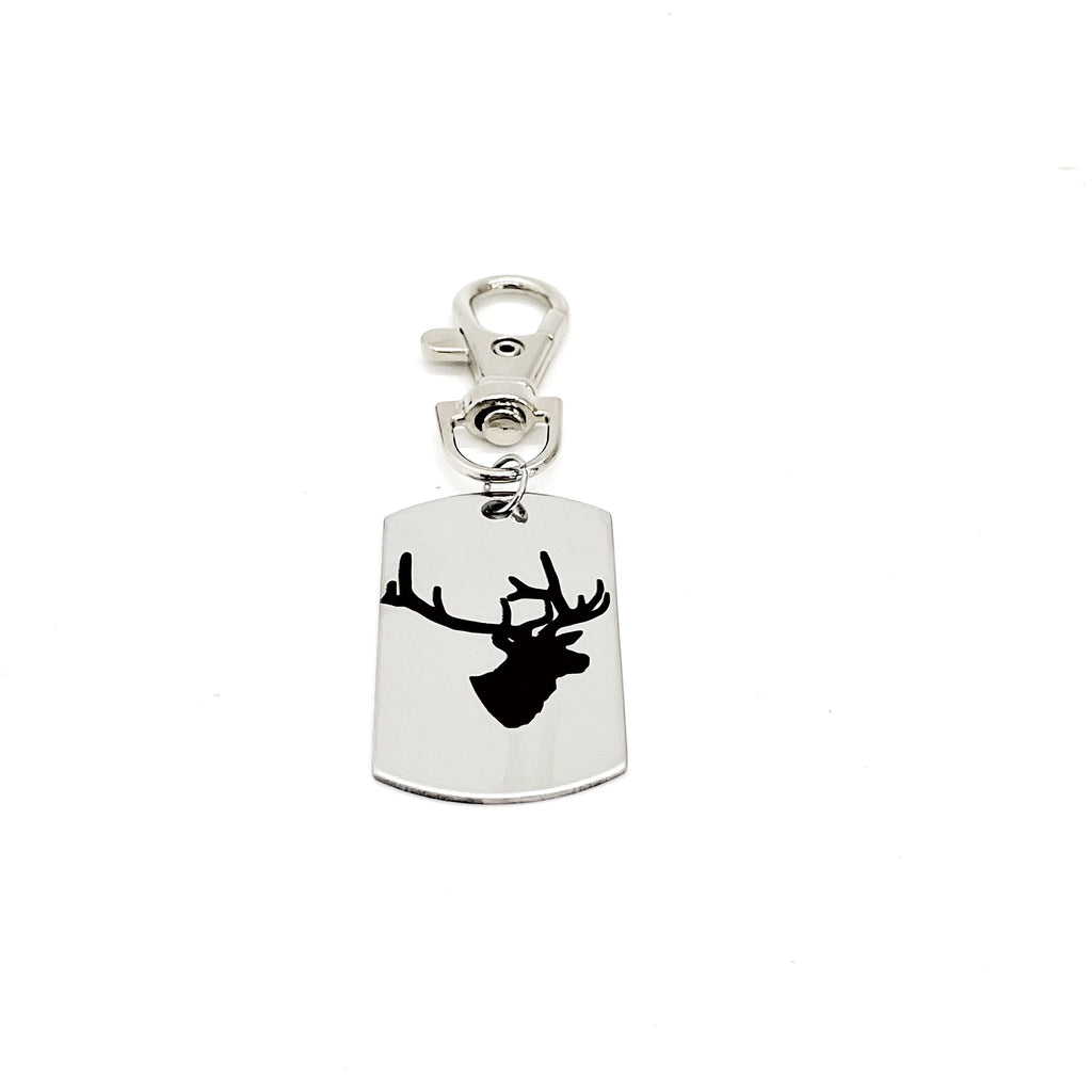 Hunter Gifts, Deer Hunter Clip On Charm, Gift For Her, Gift For Him, Deer Hunting Gifts, Wife Gift, Hunting Bag Charms, Son Gift, Daughter