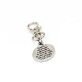 Take Pleasure In Persecutions Clip On Charm, 2 Cor 12 10, Missionary Gift, Difficult Times Gifts, Cancer Faith Gift, Bible Bag Charm