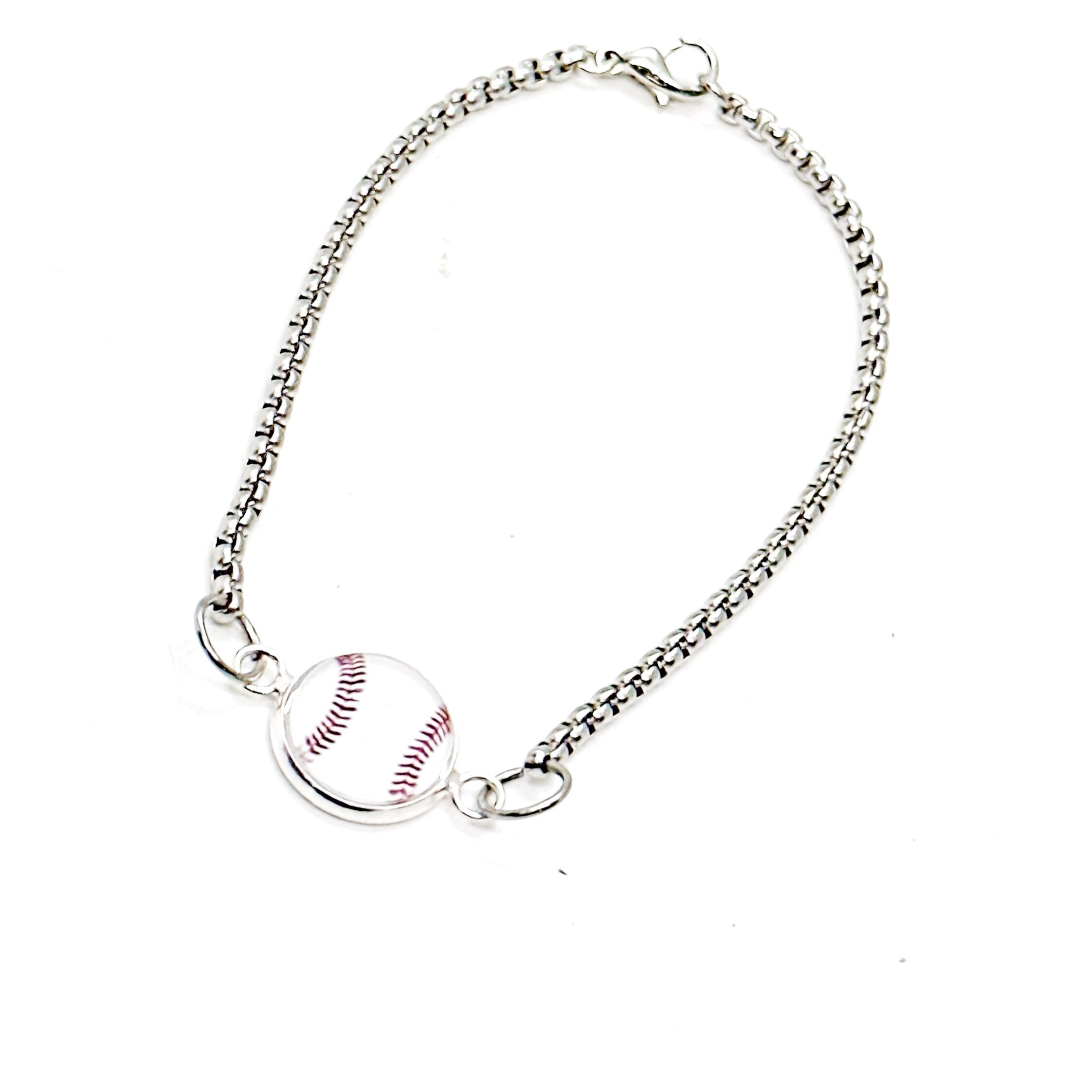 Baseball Mom Bracelet, Gift For Her, Sport Mom, Wife Gift, Mama Gift, Baseball Lover, Coachs Wife, Team Mom, Baseball Girlfriend