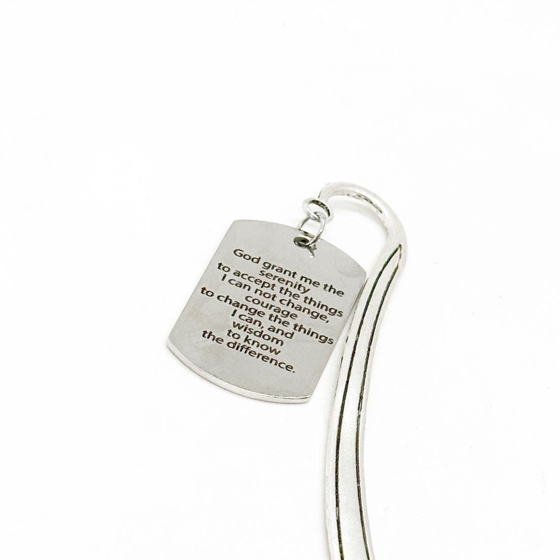 Serenity Prayer Bookmark, Recovery Gift, God Grant Me The Serenity, Serenity Courage Wisdom, Faith Gift, Prayer Gift, Recovery Support Group