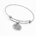 God Is Within Her She Will Not Fall Stacking Charm Bangle, Psalm 46 5, Religious Encouragement Gifts, Christian Woman Jewelry Gifts