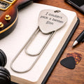 I Couldn't Pick A Better Son Paperclip Bookmark Stainless Steel Engraved Charm Gift For Son